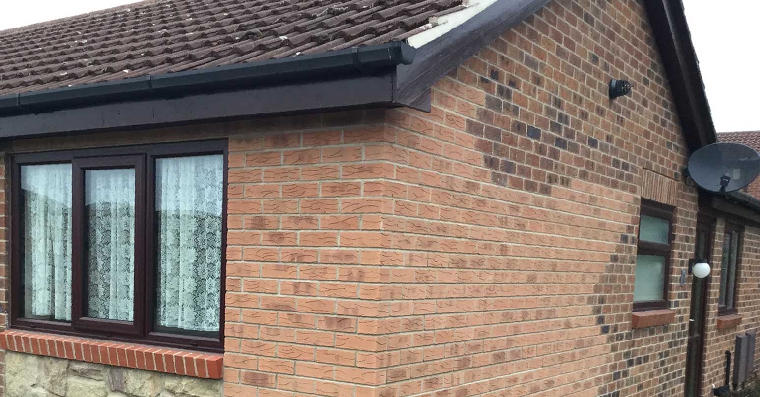 Brick tinting - Before repair