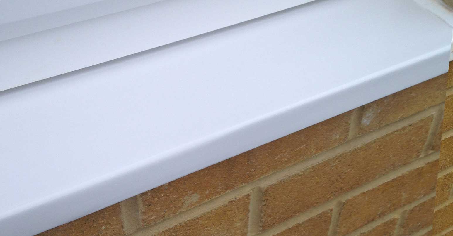 Repair to cracked UPVC sill