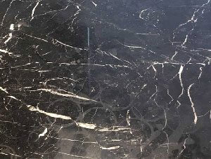 Stained granite worktop