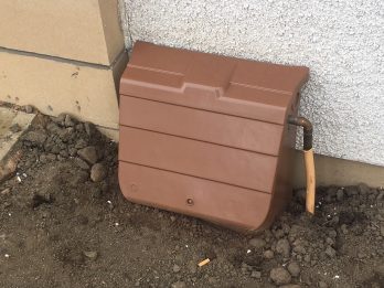 Recoated gas meter box