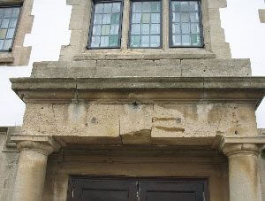 Stone facade