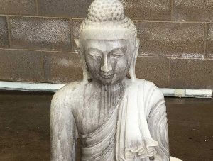 Stained Budda statue