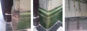 Victorian ceramic tile repair and restoration