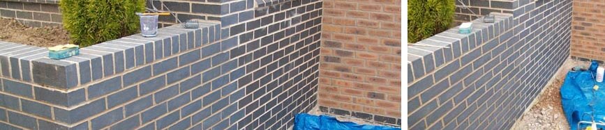 Brick repair and tinting for Martin Boatman Property