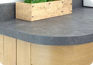 Laminate kitchen worktop